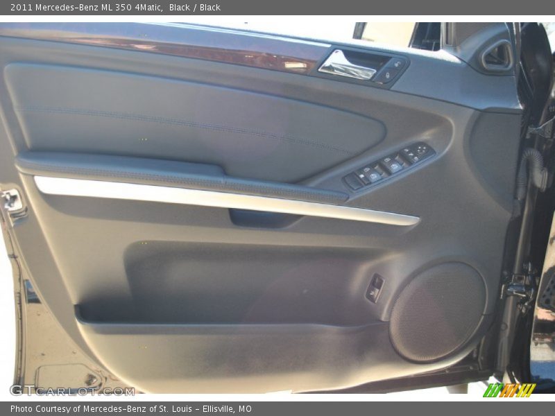 Black / Black 2011 Mercedes-Benz ML 350 4Matic