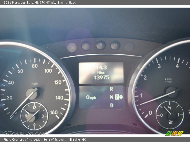 Black / Black 2011 Mercedes-Benz ML 350 4Matic