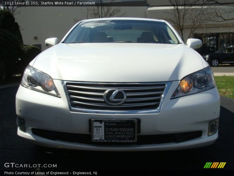 Starfire White Pearl / Parchment 2011 Lexus ES 350