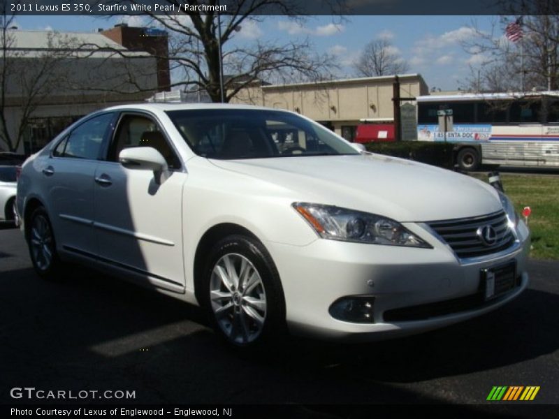 Starfire White Pearl / Parchment 2011 Lexus ES 350