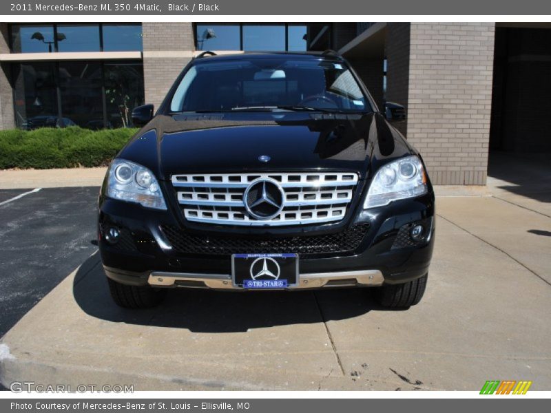 Black / Black 2011 Mercedes-Benz ML 350 4Matic