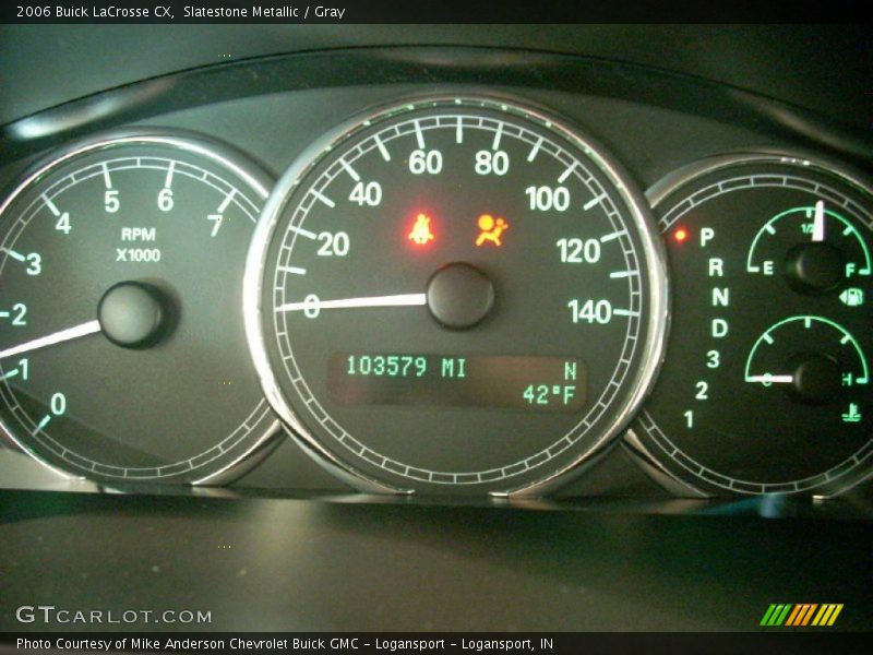Slatestone Metallic / Gray 2006 Buick LaCrosse CX