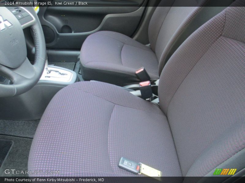 Kiwi Green / Black 2014 Mitsubishi Mirage ES
