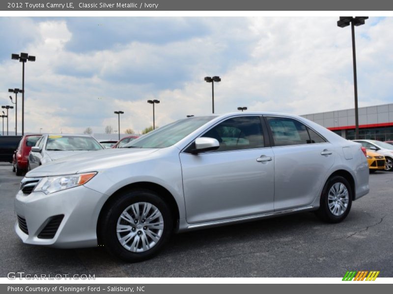 Classic Silver Metallic / Ivory 2012 Toyota Camry LE