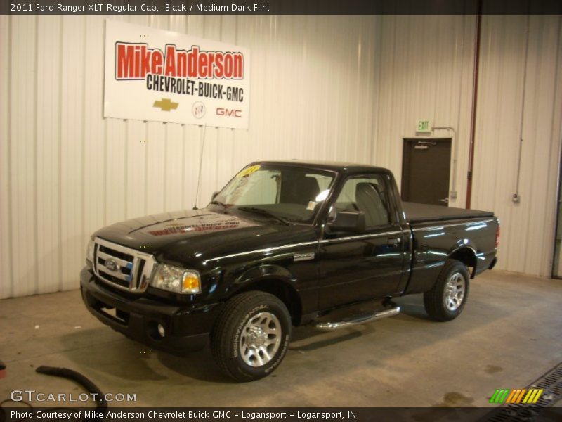 Black / Medium Dark Flint 2011 Ford Ranger XLT Regular Cab