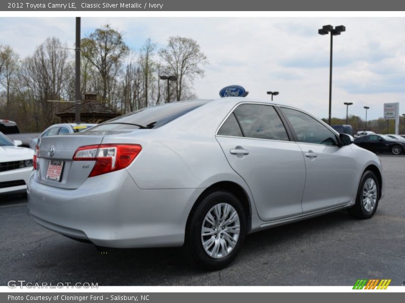 Classic Silver Metallic / Ivory 2012 Toyota Camry LE