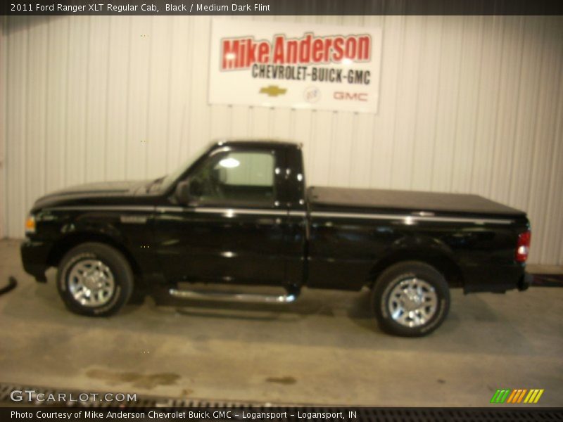 Black / Medium Dark Flint 2011 Ford Ranger XLT Regular Cab