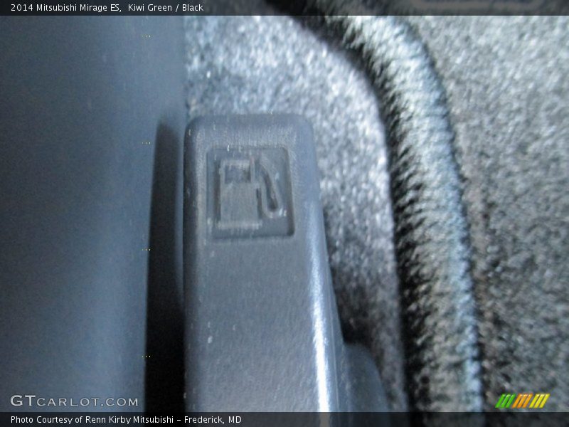 Kiwi Green / Black 2014 Mitsubishi Mirage ES