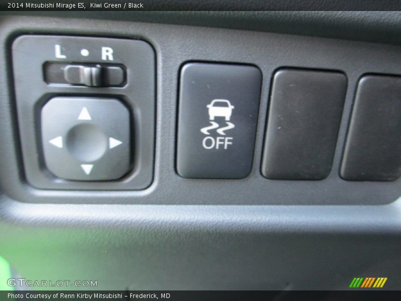 Kiwi Green / Black 2014 Mitsubishi Mirage ES