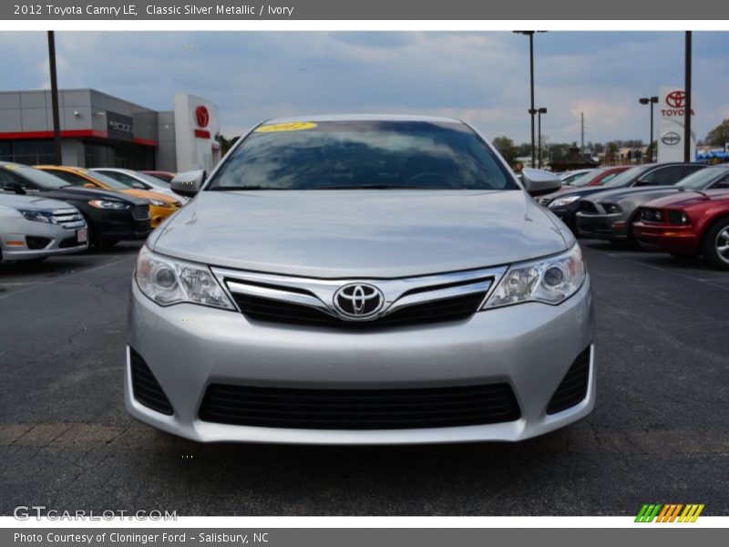 Classic Silver Metallic / Ivory 2012 Toyota Camry LE