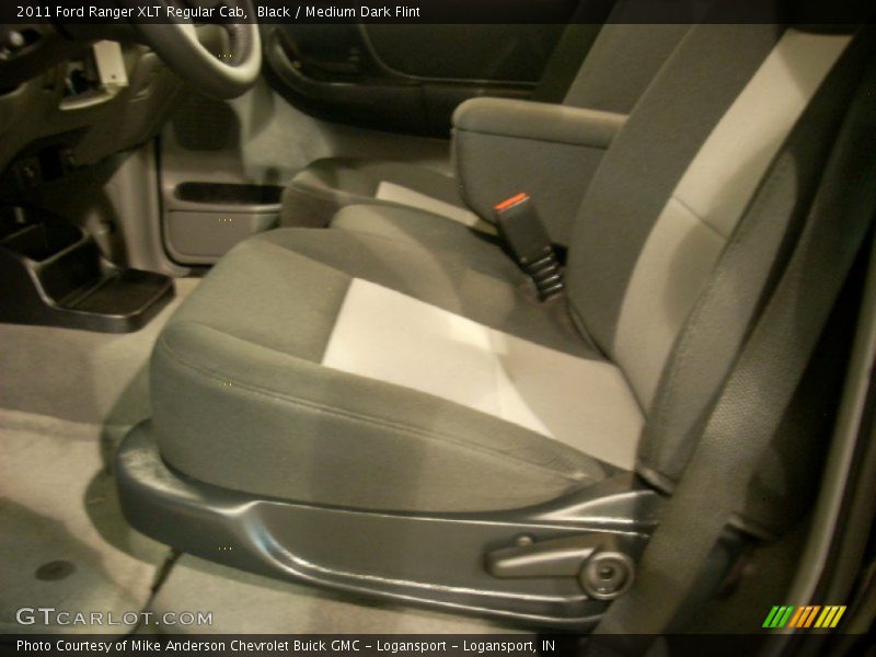Black / Medium Dark Flint 2011 Ford Ranger XLT Regular Cab