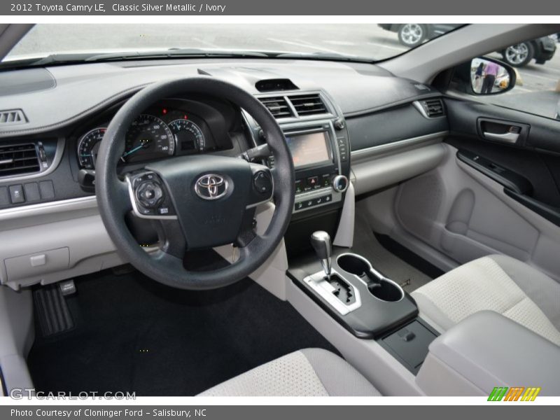 Classic Silver Metallic / Ivory 2012 Toyota Camry LE