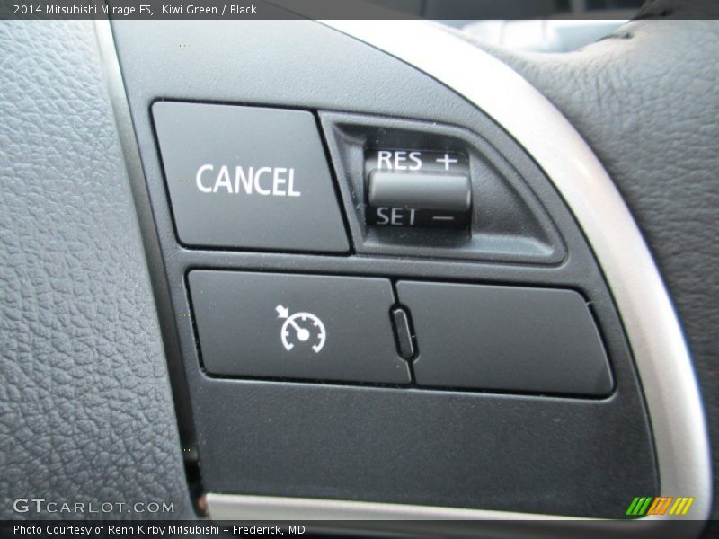 Kiwi Green / Black 2014 Mitsubishi Mirage ES