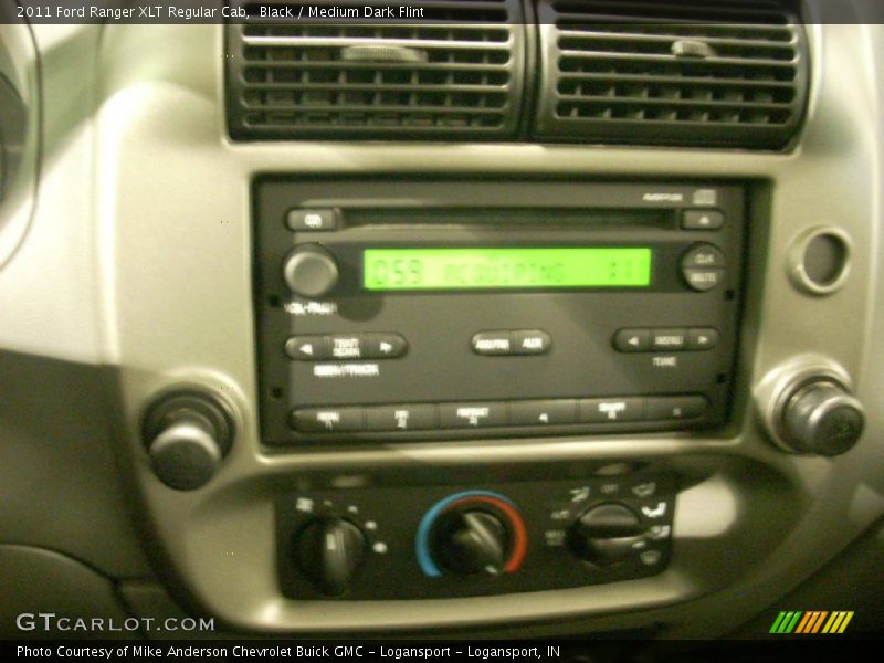 Black / Medium Dark Flint 2011 Ford Ranger XLT Regular Cab