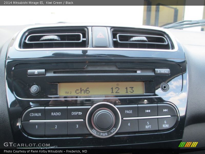 Kiwi Green / Black 2014 Mitsubishi Mirage ES