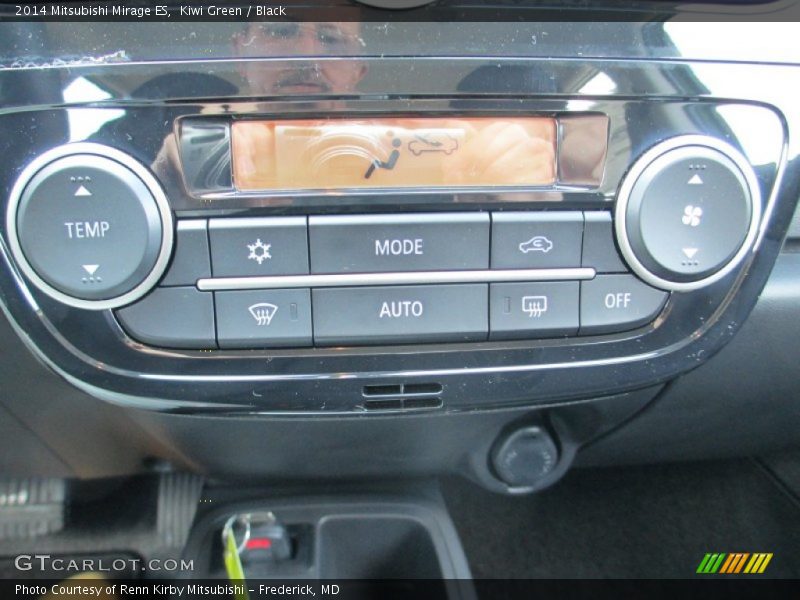 Kiwi Green / Black 2014 Mitsubishi Mirage ES