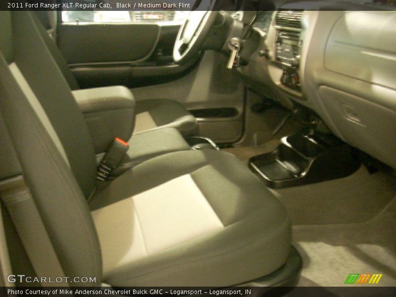 Black / Medium Dark Flint 2011 Ford Ranger XLT Regular Cab