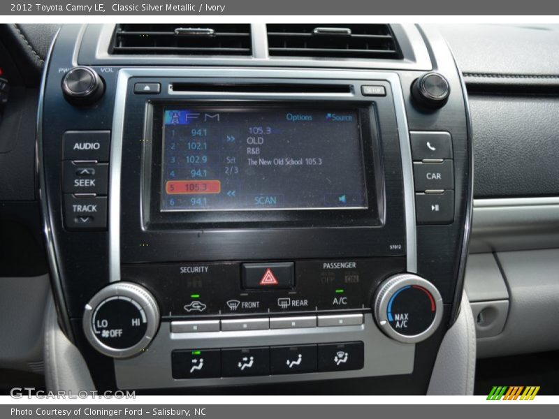 Classic Silver Metallic / Ivory 2012 Toyota Camry LE