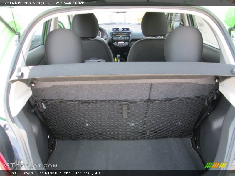 Kiwi Green / Black 2014 Mitsubishi Mirage ES