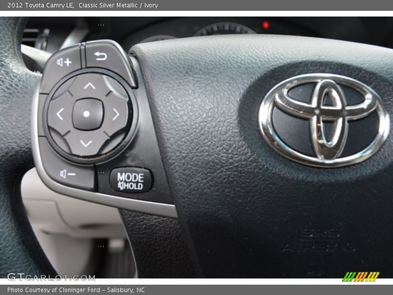 Classic Silver Metallic / Ivory 2012 Toyota Camry LE