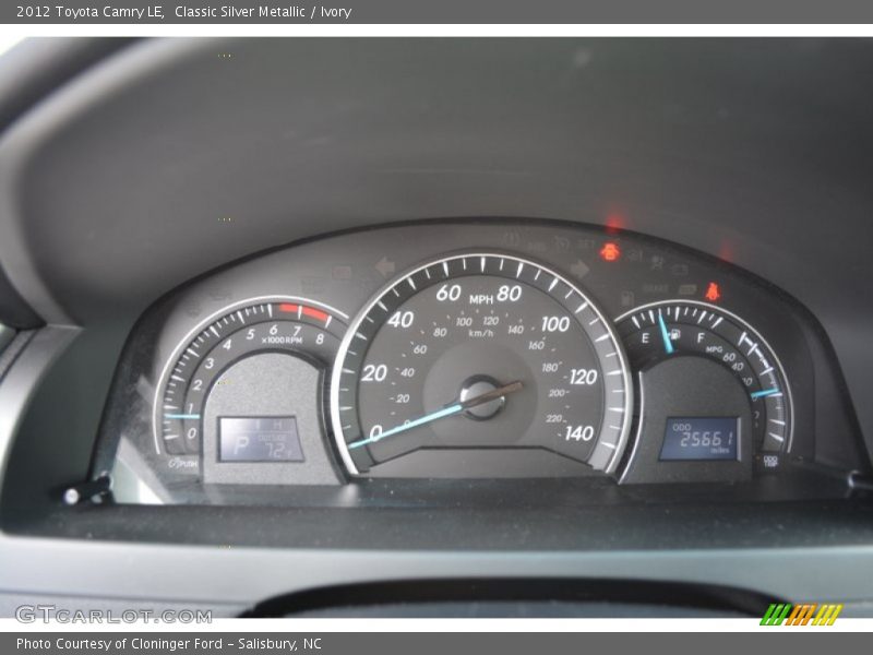 Classic Silver Metallic / Ivory 2012 Toyota Camry LE