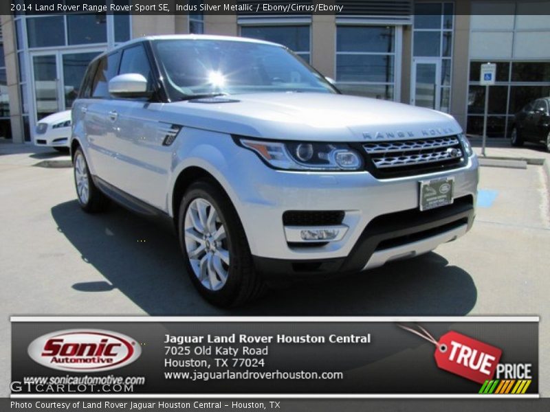Indus Silver Metallic / Ebony/Cirrus/Ebony 2014 Land Rover Range Rover Sport SE