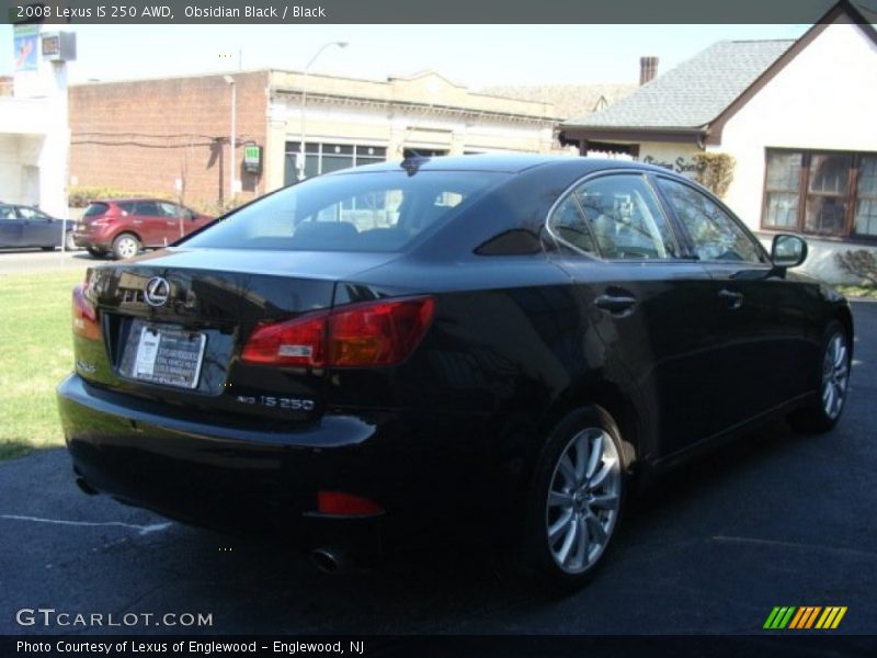 Obsidian Black / Black 2008 Lexus IS 250 AWD