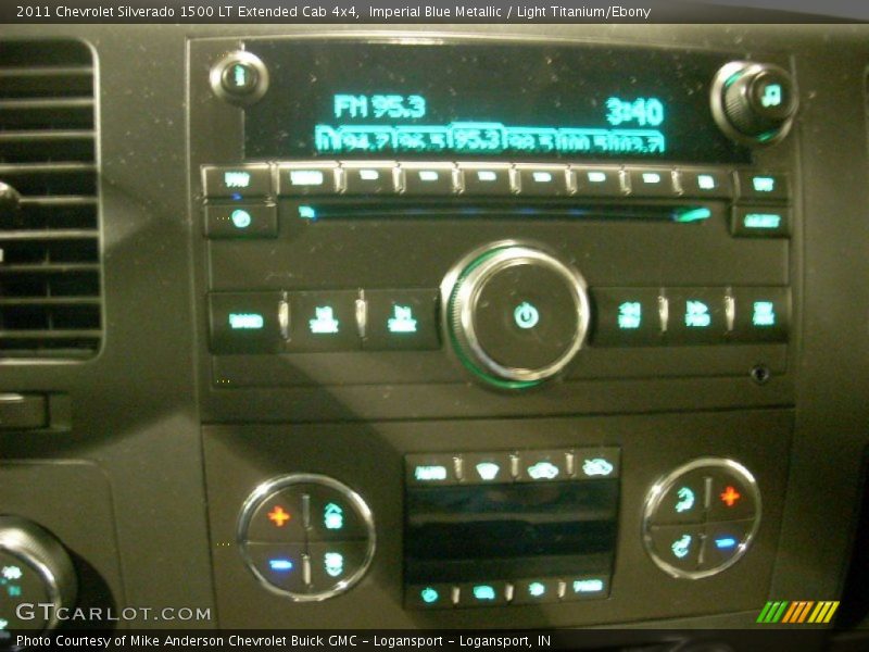 Imperial Blue Metallic / Light Titanium/Ebony 2011 Chevrolet Silverado 1500 LT Extended Cab 4x4