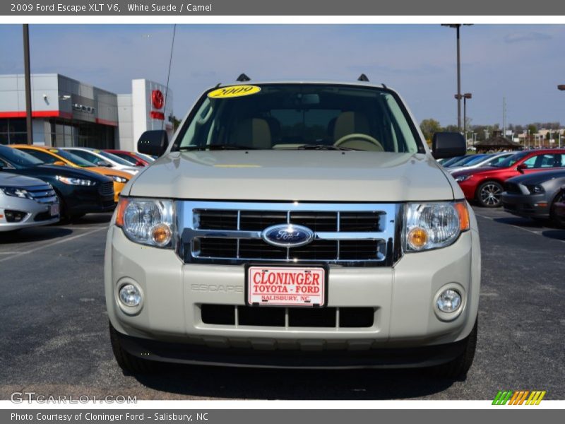 White Suede / Camel 2009 Ford Escape XLT V6