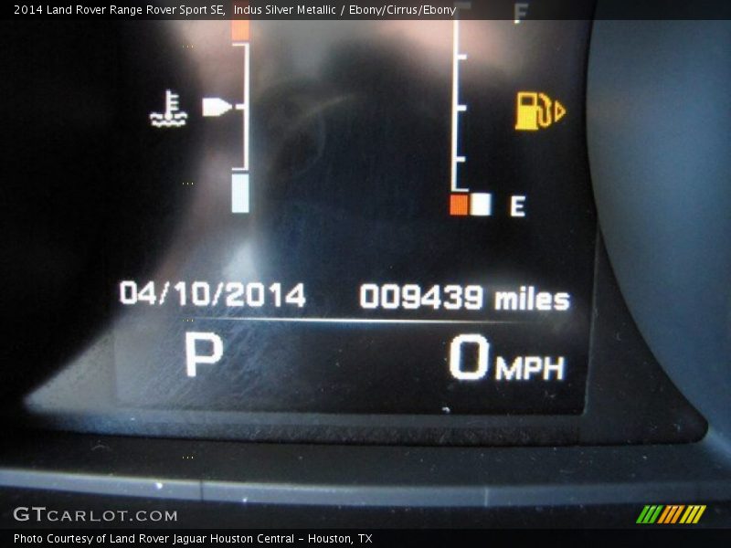 Indus Silver Metallic / Ebony/Cirrus/Ebony 2014 Land Rover Range Rover Sport SE
