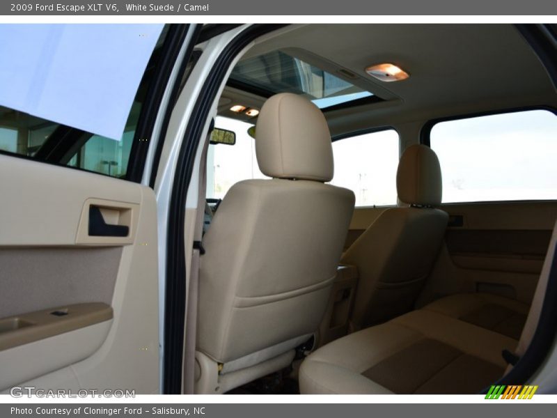 White Suede / Camel 2009 Ford Escape XLT V6