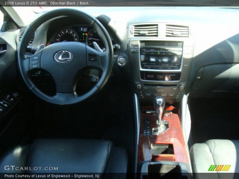 Obsidian Black / Black 2008 Lexus IS 250 AWD