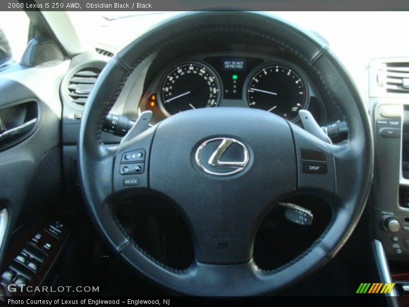 Obsidian Black / Black 2008 Lexus IS 250 AWD