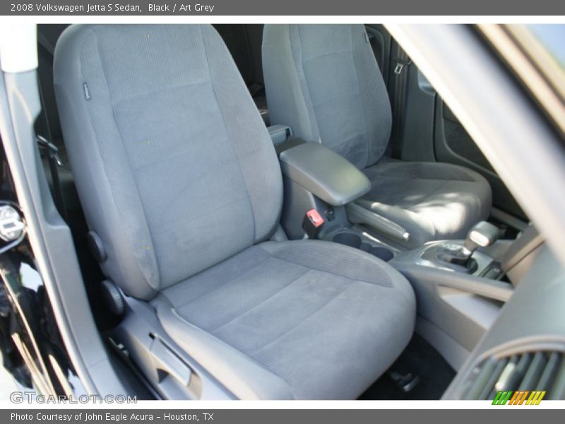 Black / Art Grey 2008 Volkswagen Jetta S Sedan