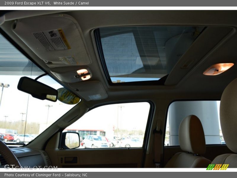 White Suede / Camel 2009 Ford Escape XLT V6