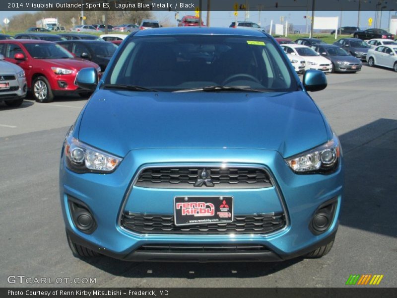 Laguna Blue Metallic / Black 2014 Mitsubishi Outlander Sport ES