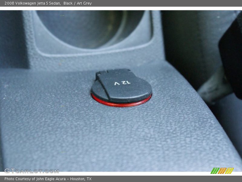 Black / Art Grey 2008 Volkswagen Jetta S Sedan