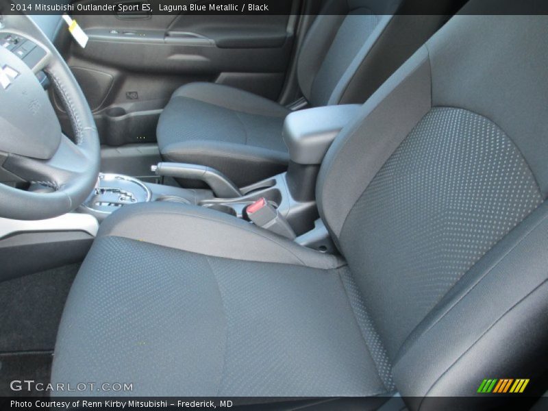 Laguna Blue Metallic / Black 2014 Mitsubishi Outlander Sport ES