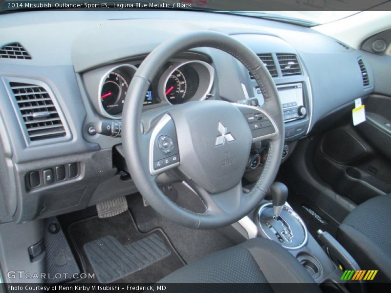 Laguna Blue Metallic / Black 2014 Mitsubishi Outlander Sport ES