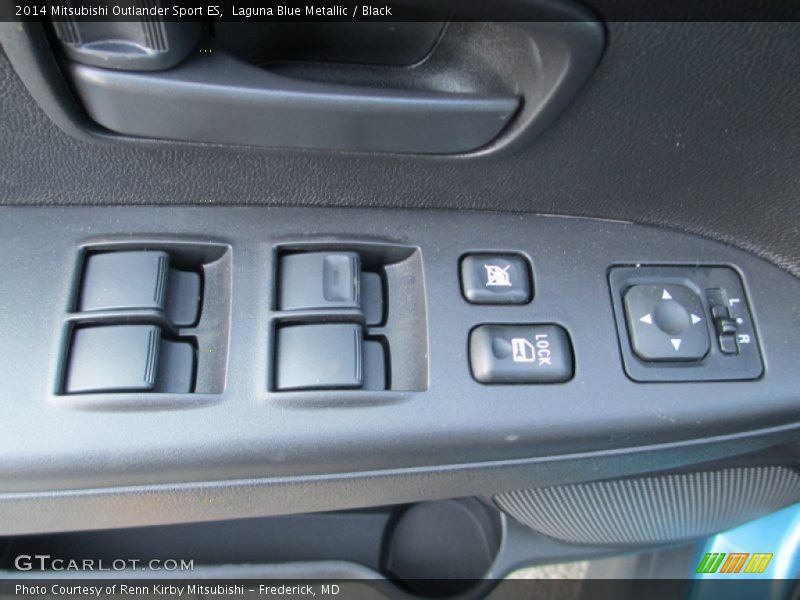 Laguna Blue Metallic / Black 2014 Mitsubishi Outlander Sport ES