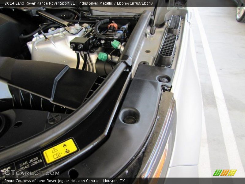 Indus Silver Metallic / Ebony/Cirrus/Ebony 2014 Land Rover Range Rover Sport SE