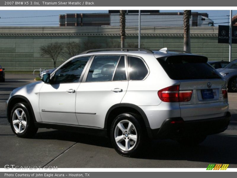 Titanium Silver Metallic / Black 2007 BMW X5 3.0si