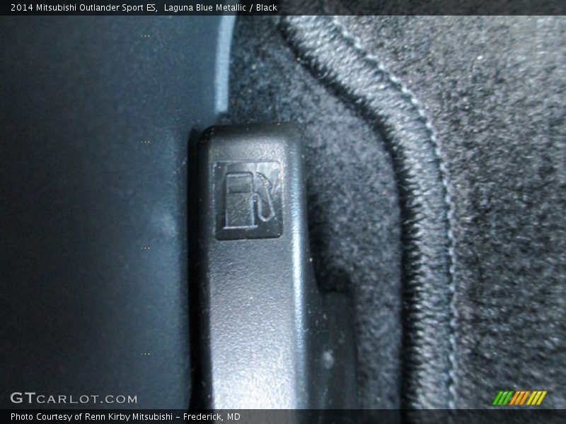 Laguna Blue Metallic / Black 2014 Mitsubishi Outlander Sport ES