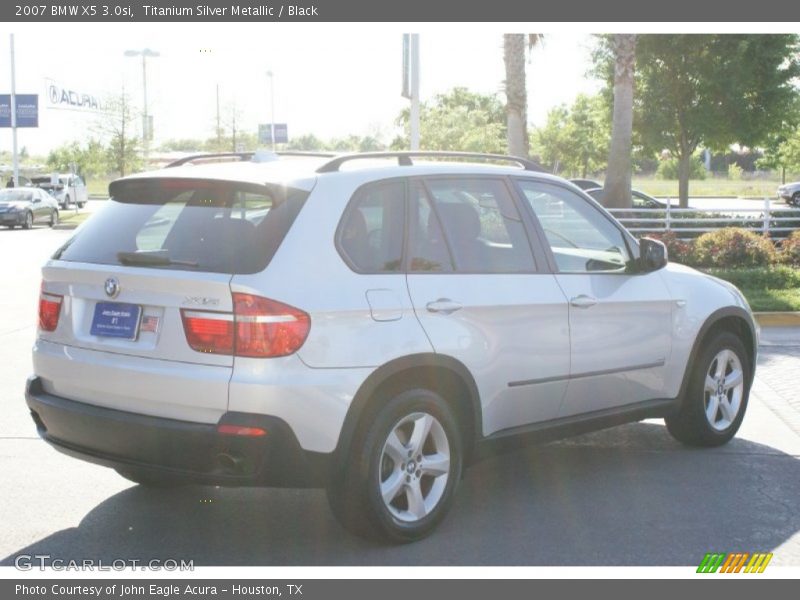 Titanium Silver Metallic / Black 2007 BMW X5 3.0si