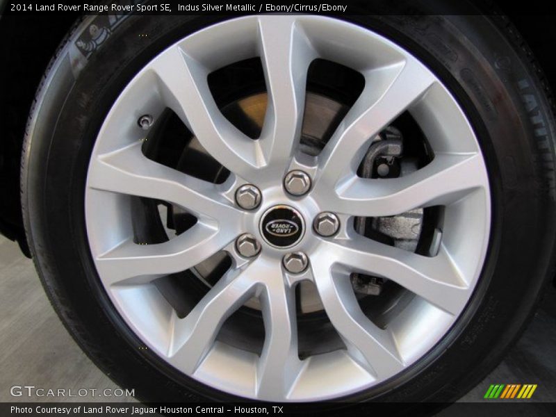 Indus Silver Metallic / Ebony/Cirrus/Ebony 2014 Land Rover Range Rover Sport SE