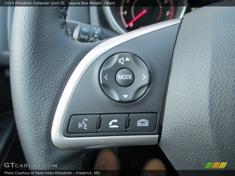 Laguna Blue Metallic / Black 2014 Mitsubishi Outlander Sport ES