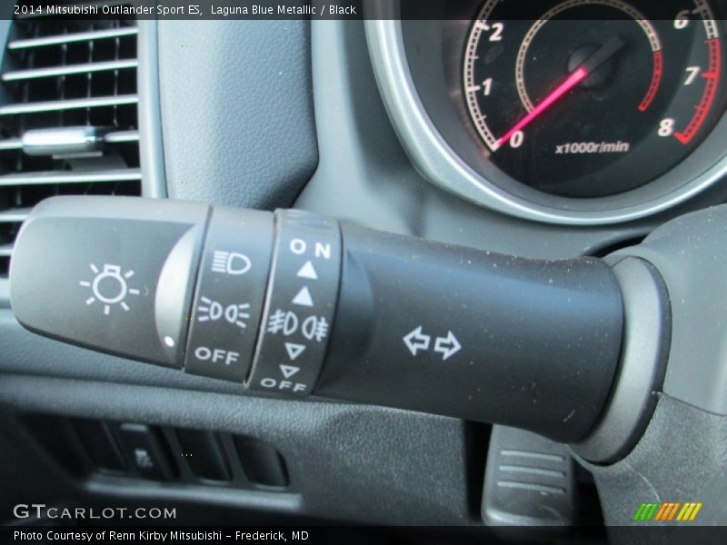 Laguna Blue Metallic / Black 2014 Mitsubishi Outlander Sport ES