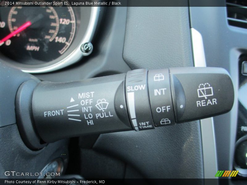 Laguna Blue Metallic / Black 2014 Mitsubishi Outlander Sport ES