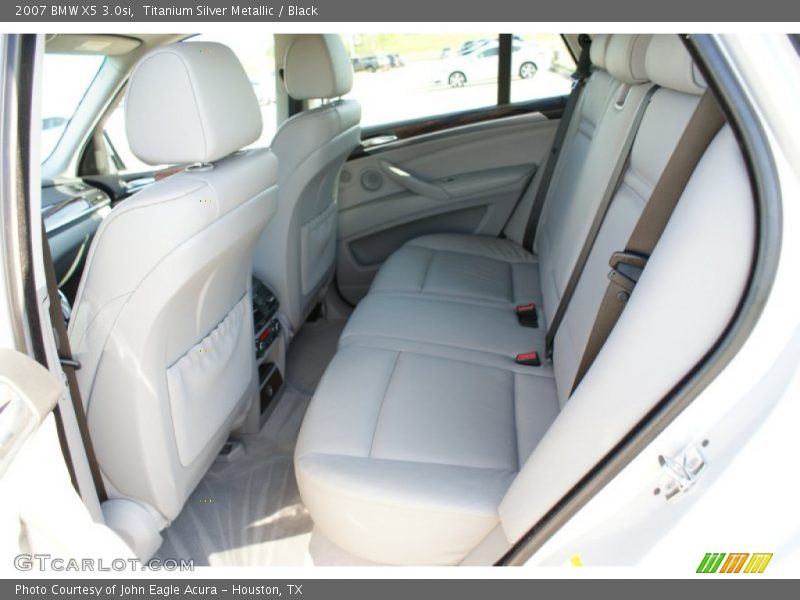 Titanium Silver Metallic / Black 2007 BMW X5 3.0si