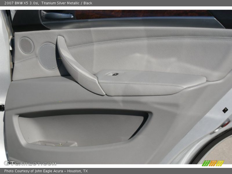 Titanium Silver Metallic / Black 2007 BMW X5 3.0si